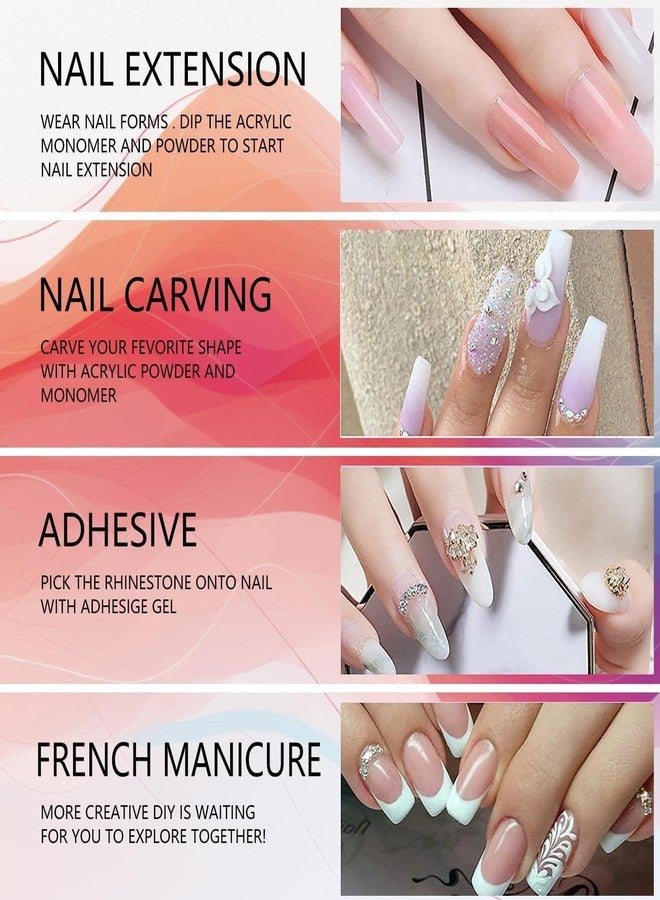 MUSILAN Monomer Acrylic Nail Liquid - 300ML Professional Acrylic Nai Liquid Monomer For Acrylic Powder System Kit For Nail Beginners Extensio Quick Dry Time - Image 4